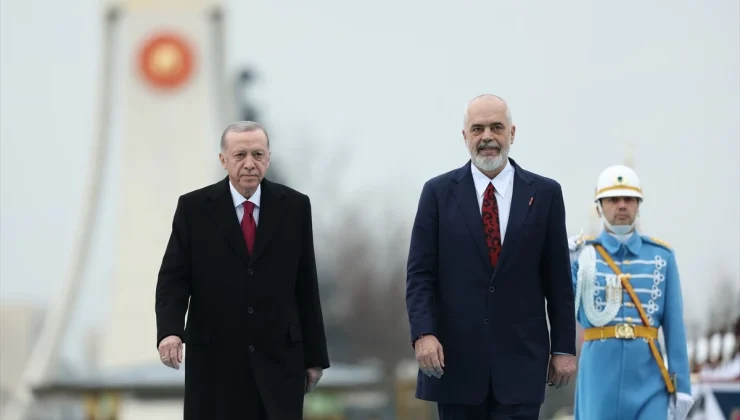 Cumhurbaşkanı Erdoğan, Arnavutluk Başbakanı Rama’yı Türkiye’ye resmi ziyarette karşıladı